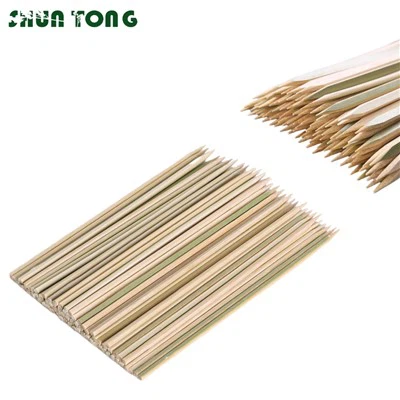 납작한 대나무 꼬치가 쪼개지나요?